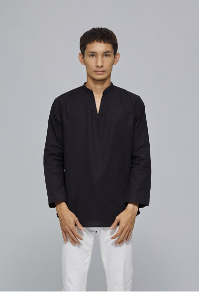 Kurta Long Sleeves Seramba, Black